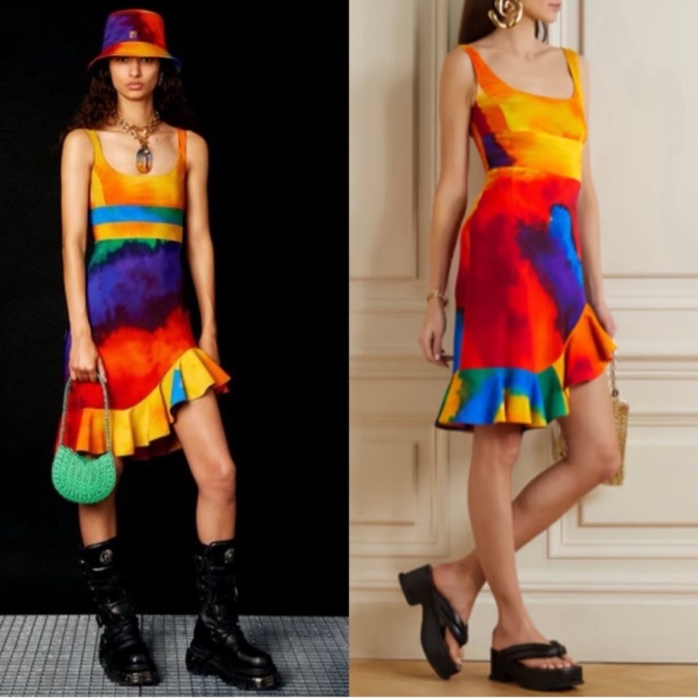 Paco Rabanne Colorful Tank Dress in Size 36